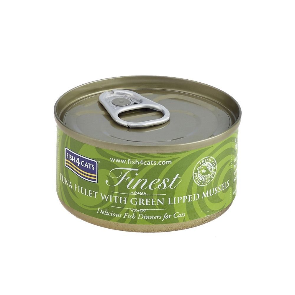 Finest Våtfôr for katt - Tunfisk og musling 70 g