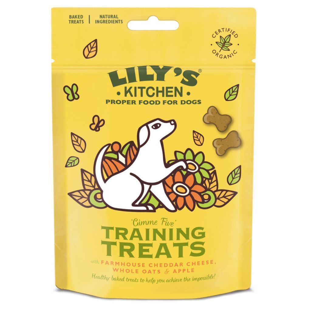 Organic Cheese and Apple Training Treats Godbiter til hund 80 g