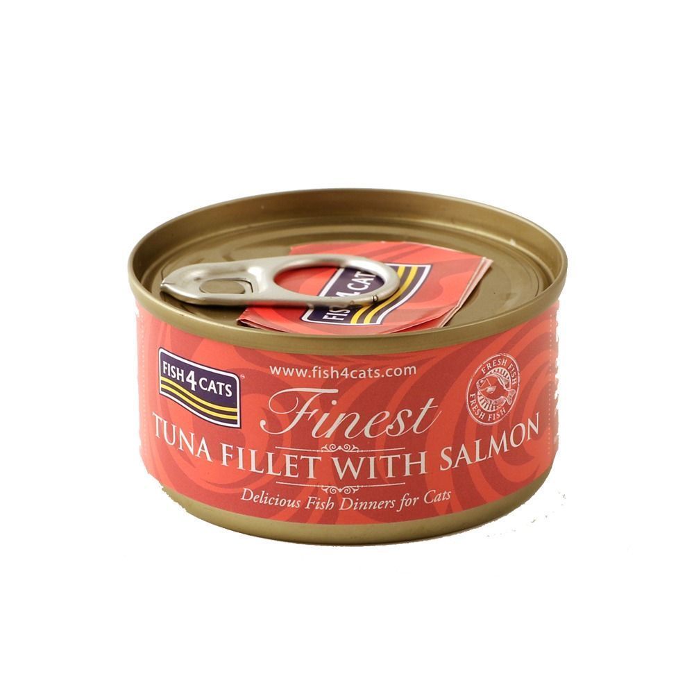 Finest Våtfôr for katt - Tunfisk og laks 70 g