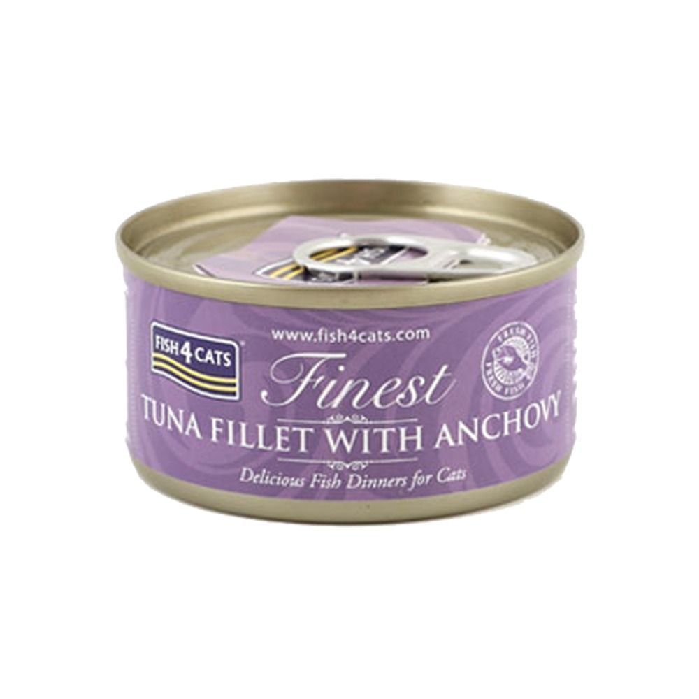Finest Våtfôr for katt - Tunfisk og Ansjos 70 g