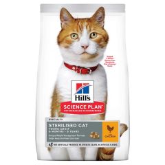 Hill's Science Plan Cat Young Adult Sterilised med Kylling 10kg