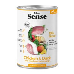 Dibaq Sense Våtfôr Chicken & Duck 380g