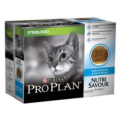 Pro Plan Cat Sterilised Cod 10 pack
