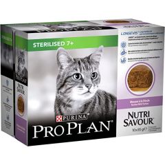 Pro Plan Cat Sterilised 7+ 10 pack