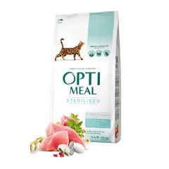 Optimeal Adult & Senior Sterilised & Urinary Care Turkey Tørrfôr til katt 4kg