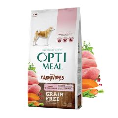 Optimeal Adult & Senior All Breeds Grain Free Turkey & Veggies Tørrfôr til hund 10kg