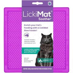 LickMat Soother Slikkematte Katt Lilla