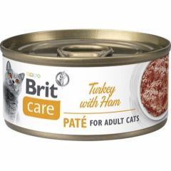 Brit Care Cat Paté Kalkun & Skinke 70g