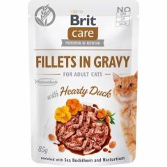 Brit Care Cat Filet Gravy Duck 85g