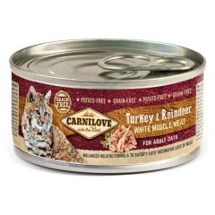 Carnilove Canned Turkey & Reindeer Adult 100g