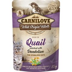 Carnilove Pouch Quail & Dandelion Cat 85g