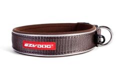 Ezydog halsbånd neopren brun L 47-53CM