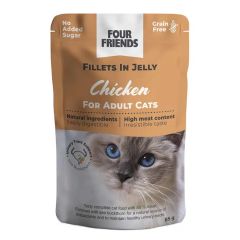 Four Friends Adult Chicken Jelly 85g