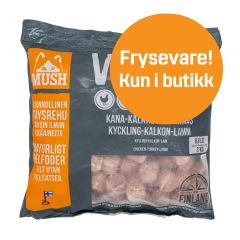 Mush Grå Kalkun/Kylling/Lam 3kg