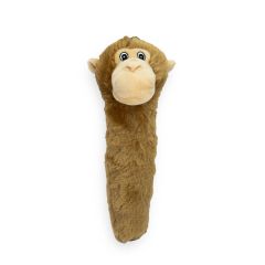 Party Pets Monkey Stick Hundeleke 28cm lysebrun