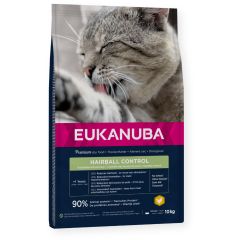 Eukanuba Cat Adult 1+ Hairball Control 10 kg