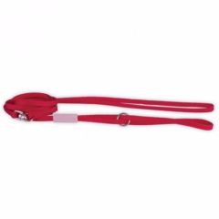 Utstillingsline rød nylon 1,2m x 9mm