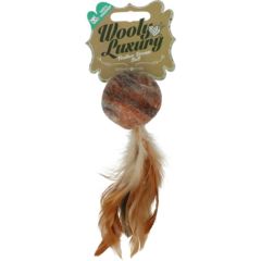 Wooly Luxury Feather Dream Ball Brun