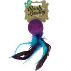 Wooly Luxury Feather Dream Ball Lilla