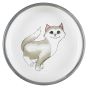 Trixie keramikkskål grå/hvit 0,3l katt