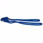 Utstillingsline blå nylon 1,2m x 7mm