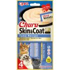 Churu Cat flytende godbit Skin & Coat Tuna 4x14g