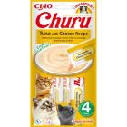 Churu Cat flytende godbit Tuna with Cheese 4x14g