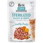 Brit Care Cat Filet Gravy Rabbit Sterilized 85g
