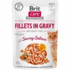 Brit Care Cat Filet Gravy Salmon 85g