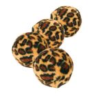 Katteleke Leopardballer 4 stk