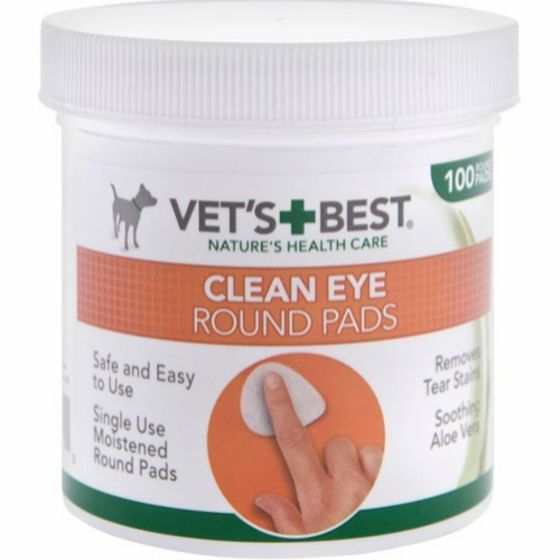Vet's Best Clean Eye Round Pads