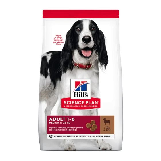 Hill's Science Plan Adult Mellomstor med Lam 14kg