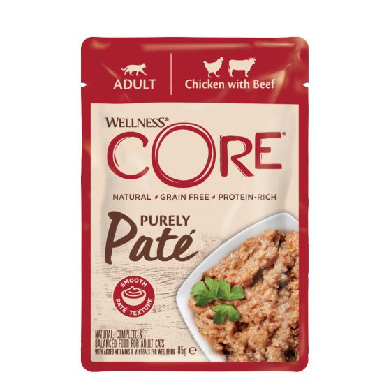 Wellness Core Purely Pate Kylling & Storfe 85g