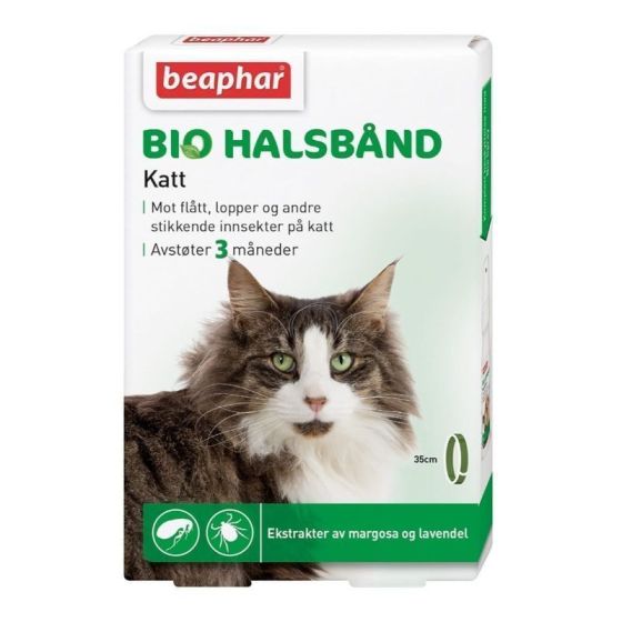 Beaphar Bio Flåtthalsbånd katt 35cm