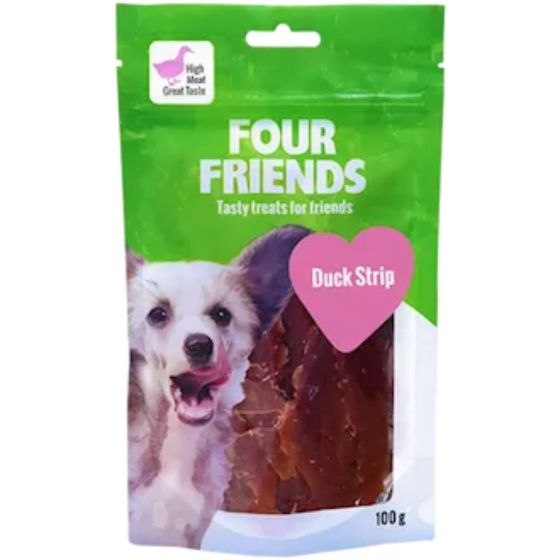 Four Friends Duck Strips 100g