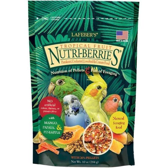 Tropical Fruit Nutri-Berries Parakeet & Cockatiel 284g