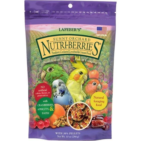 Sunny Orchard Nutri-Berries Parakeet & Cockatiel 284g