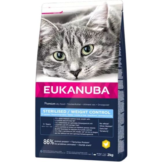 Eukanuba Cat Adult Sterilised/Weight Control 2kg