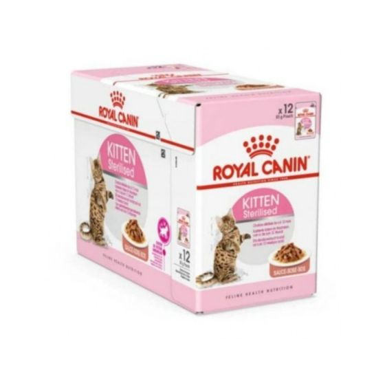 Royal Canin Sterilised Kitten Gravy 12x85g