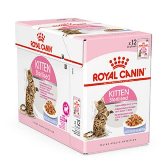 Royal Canin Sterilised Kitten Jelly 12x85g