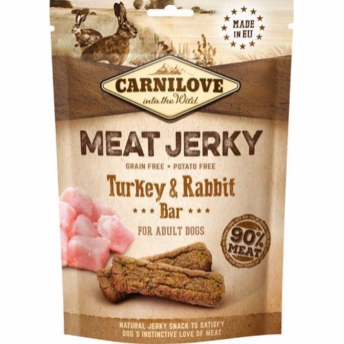 Carnilove Jerky Turkey & Rabbit bar 100g