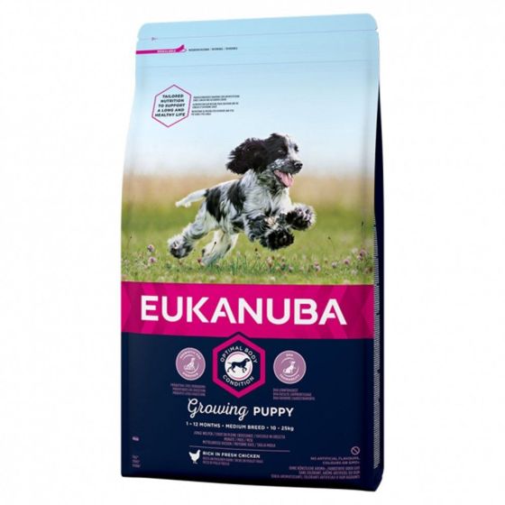 Eukanuba Growing Puppy Medium Breed 12kg