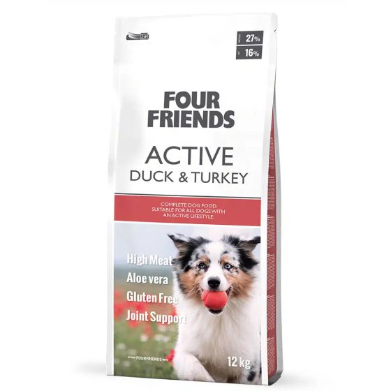 Four Friends Active Duck & Turkey 12kg