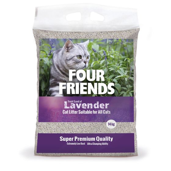 Four Friends Kattesand Lavender 14kg