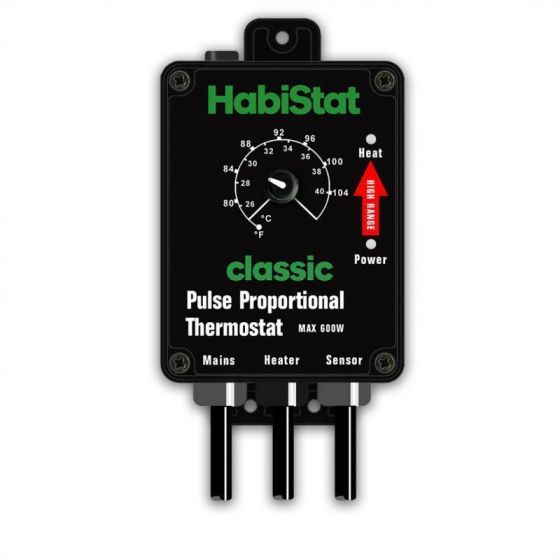 HabiStat Pulse Thermostat High Range Black 600 W