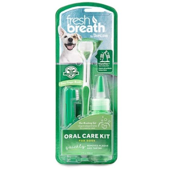 Tropiclean Oral Care Kit For Dogs