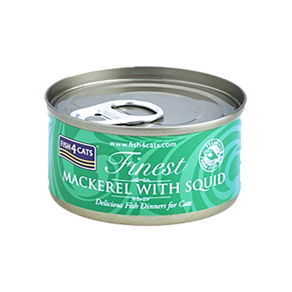Finest Våtfôr for katt - Makrell og akkar 70 g
