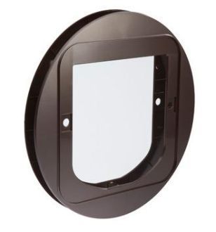 Bilde av Adapter for montering glass/stål  katteluke standard Brun