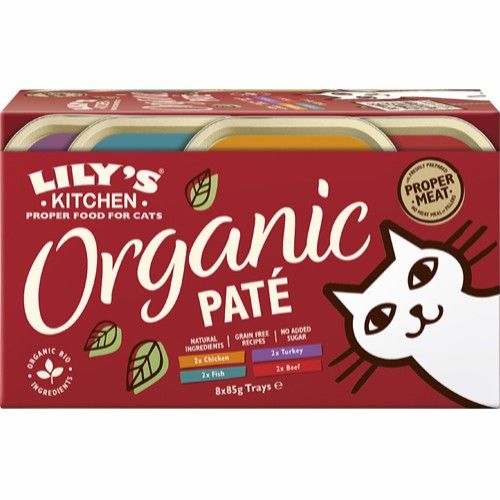 Organic Paté Multipack Våtfôr til katt 8x85 g