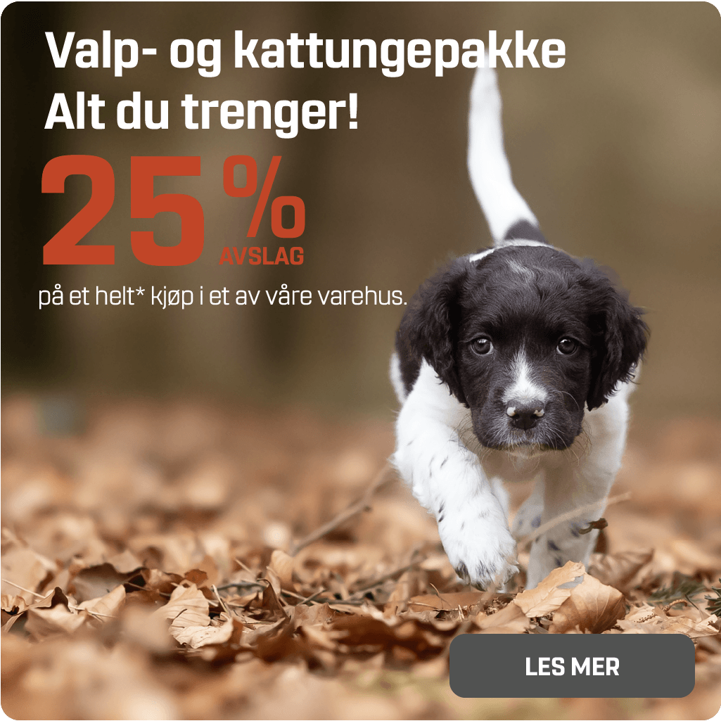 25% valp- og kattungepakke